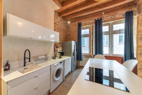 A Beam Come True Apartment in Lyon