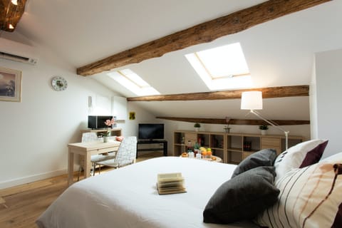 Sunlit Beams Apartment in Montpellier