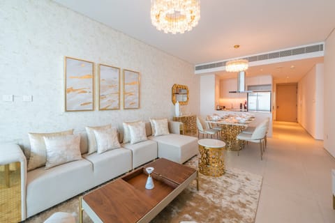 Shimmering Flecks of Gold Apartment in Dubai