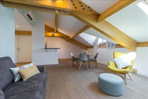 In the Attic Apartment in Cannes