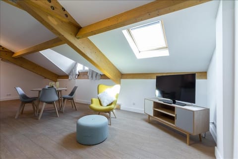 In the Attic Apartment in Cannes