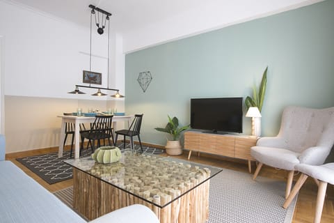 Visions of Teal Apartment in Thessaloniki