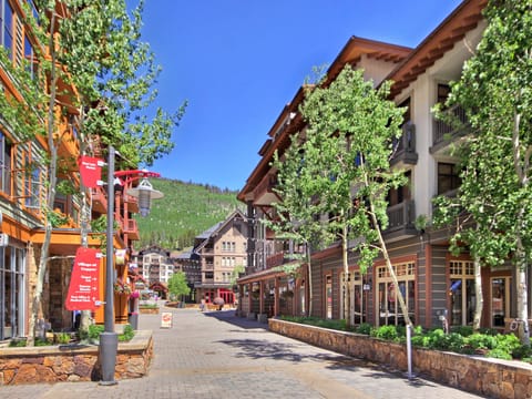 Mill Club building looking into Center Village.