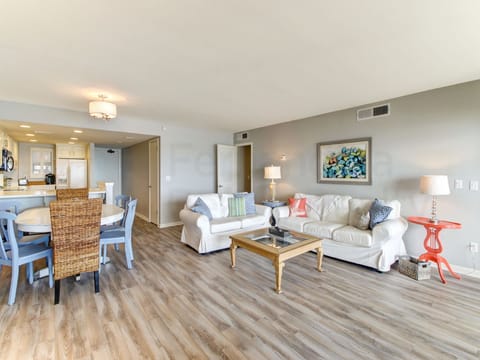 Living Room and Balcony with Ocean View