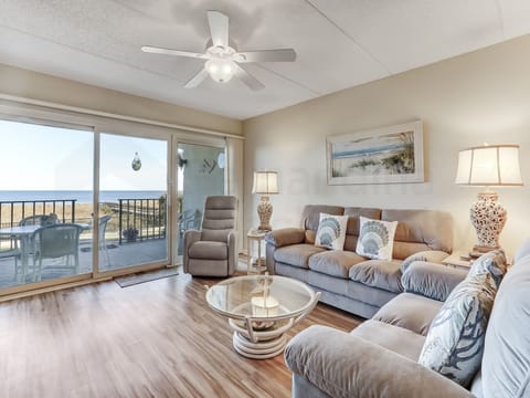 Living Room and Balcony with Ocean View