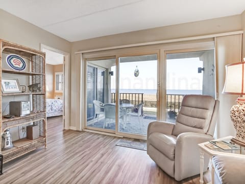 Living Room and Balcony with Ocean View