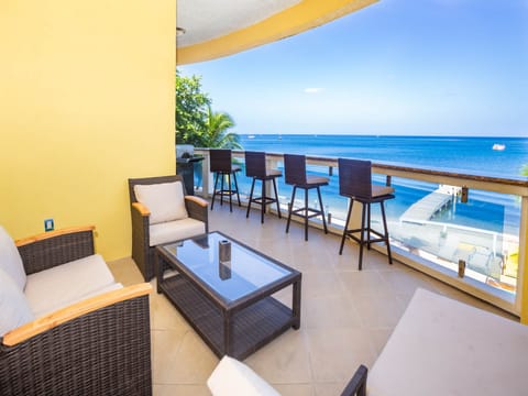 patio overlooking beach and ocean