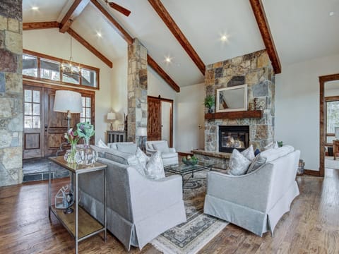 Spend quality time with family and friends in the living area - Breck Escape Breckenridge Vacation Rental
