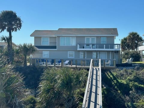 View of rear of home