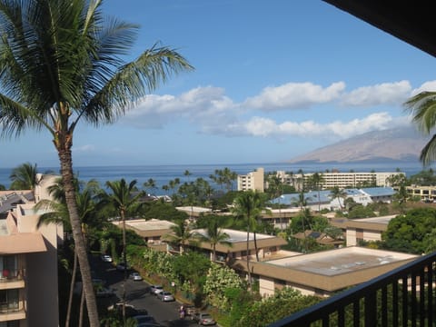 Ocean view from balcony and views of West Maui.
