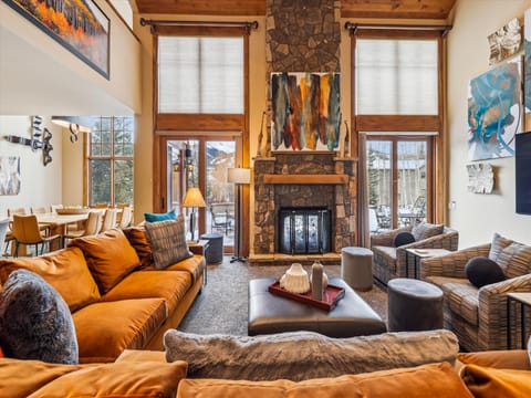 Living Room, Snow Mansion, Breckenridge Vacation Rental