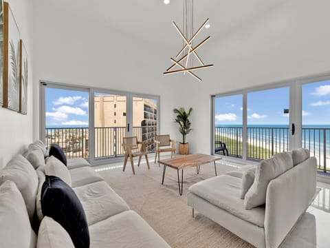 Beach view directly from your living area!