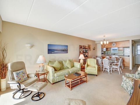 Living Room and Balcony with Ocean View