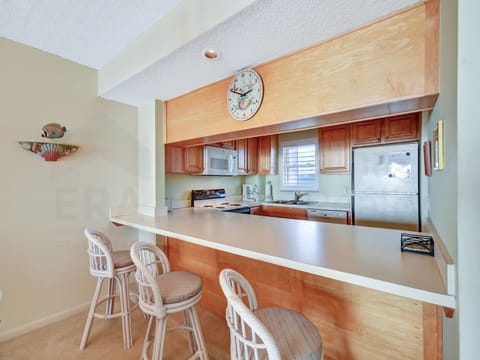 Kitchen with Ocean View