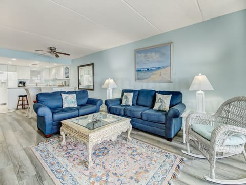 Living Room and Balcony with Ocean View