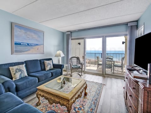 Living Room and Balcony with Ocean View