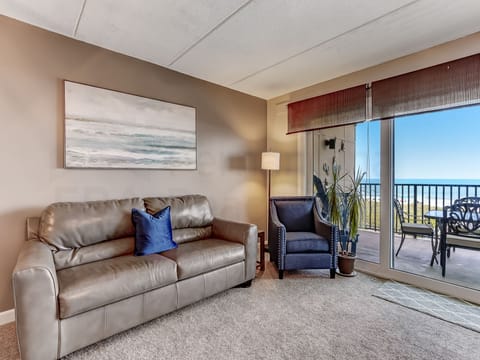 Living Room and Balcony with Ocean View