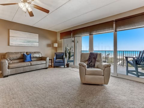 Living Room and Balcony with Ocean View