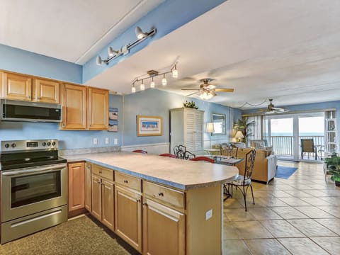 Kitchen with Ocean View