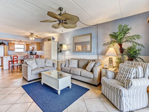 Living Room and Balcony with Ocean View