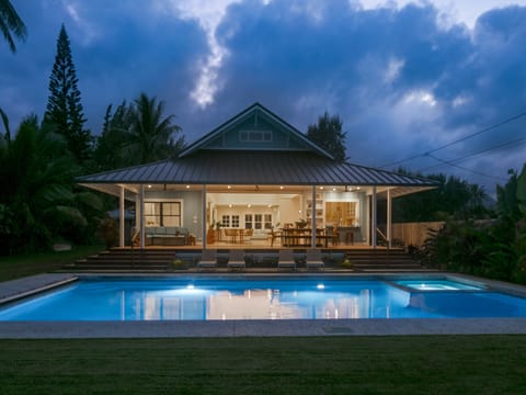 Night Pool View