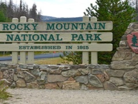 Rocky Mountain National Park is about a half hours drive