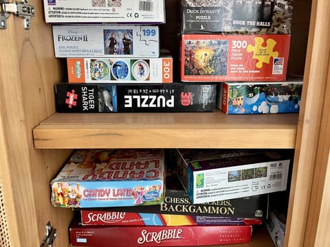 Puzzles & board games!