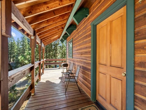 Entrance to the home - During the Summer Months you can enter from either entrance - Typically in the winter months due to snow you will enter from the lower entrance