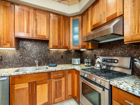 Spacious kitchen so two could prepare a meal if needed