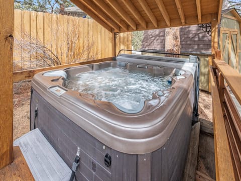 Soak in the hot tub after a long hike.