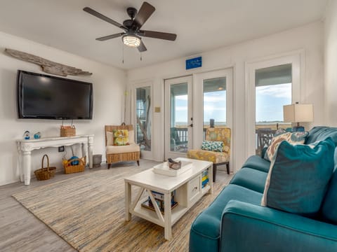 Living Room Blue Bayou Dauphin Island Vacation Home