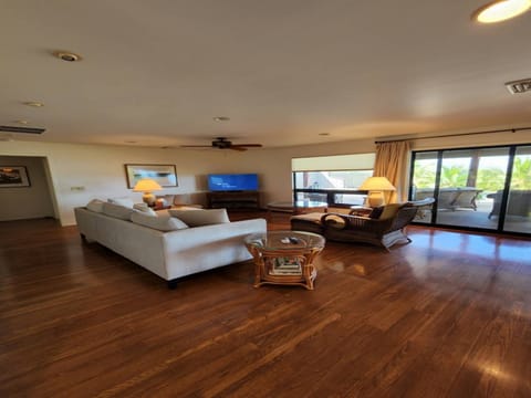Living Room with view of Ocean and your private pool