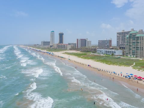 Featuring beautiful soft white sand and sparkling water, South Padre's beach is exquisite!