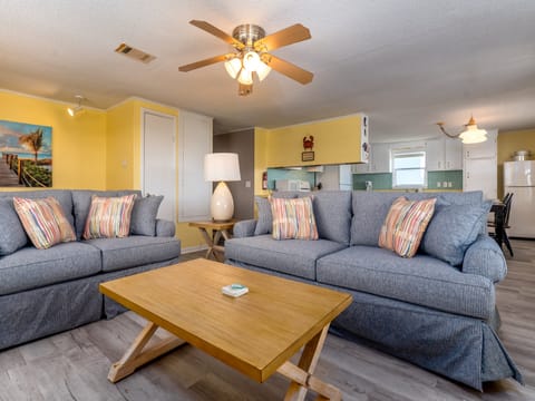 Casa Azul Living Room Dauphin Island Beach Rentals