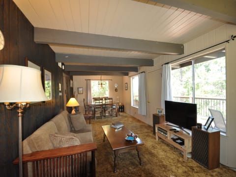 Living Room middle level, Unit 4 Lot 281 Vacation Rental (Big Foot Cabin)