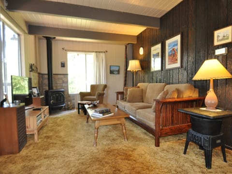 Living Room middle level, Unit 4 Lot 281 Vacation Rental (Big Foot Cabin)