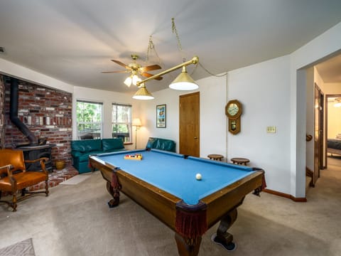 Downstairs Games room with a very nice pool hall feel. Unit 13 Lot 263, Miners Claim