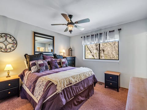 Main bedroom. Pine Mountain Lake Vacation Rental "Big Foot Retreat" - Unit 4 Lot 355.