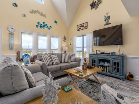 Living Room Dauphin Island Vacation Rental