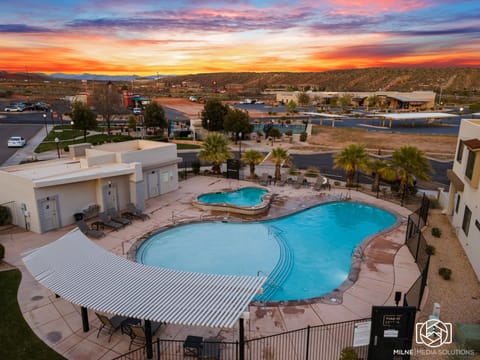 Community Pool at Dusk