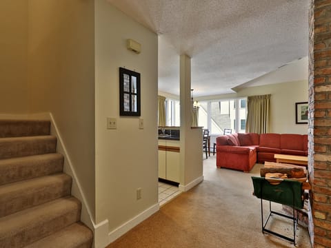 Kitchen and living room area