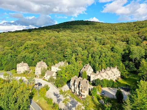 Aerial view of Fall Line Condominiums