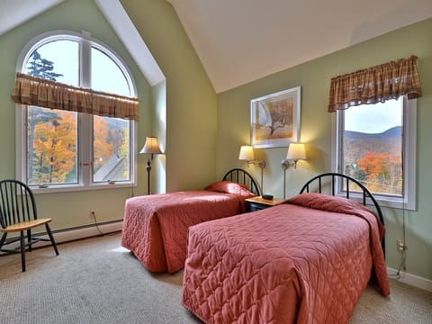 Second bedroom with two twin beds