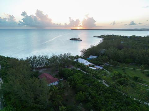 Moonflower set on its own secluded corner of Gaulding Cay.