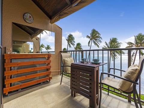 Spacious lanai to enjoy your morning coffee