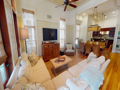 Tall Ceilings in the Living Room