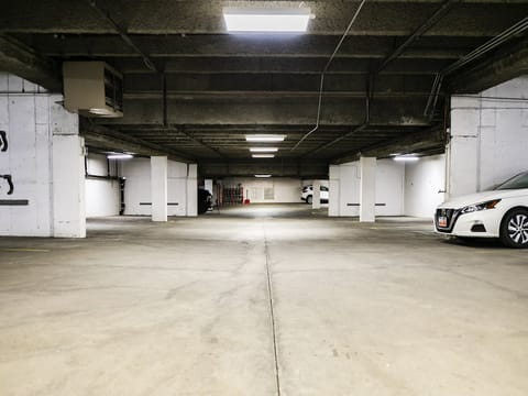 Underground garage for Comstock Lodge with elevator access