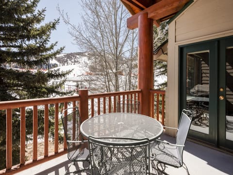 Take in the mountain sunshine on your patio