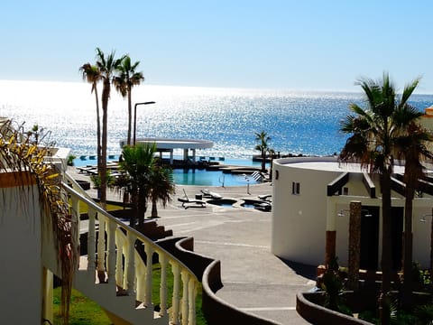 The beautiful water just steps away! View from the party deck at the Grande Villa 10!