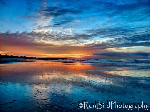 Sunset at Asilomar Beach in Pacific Grove